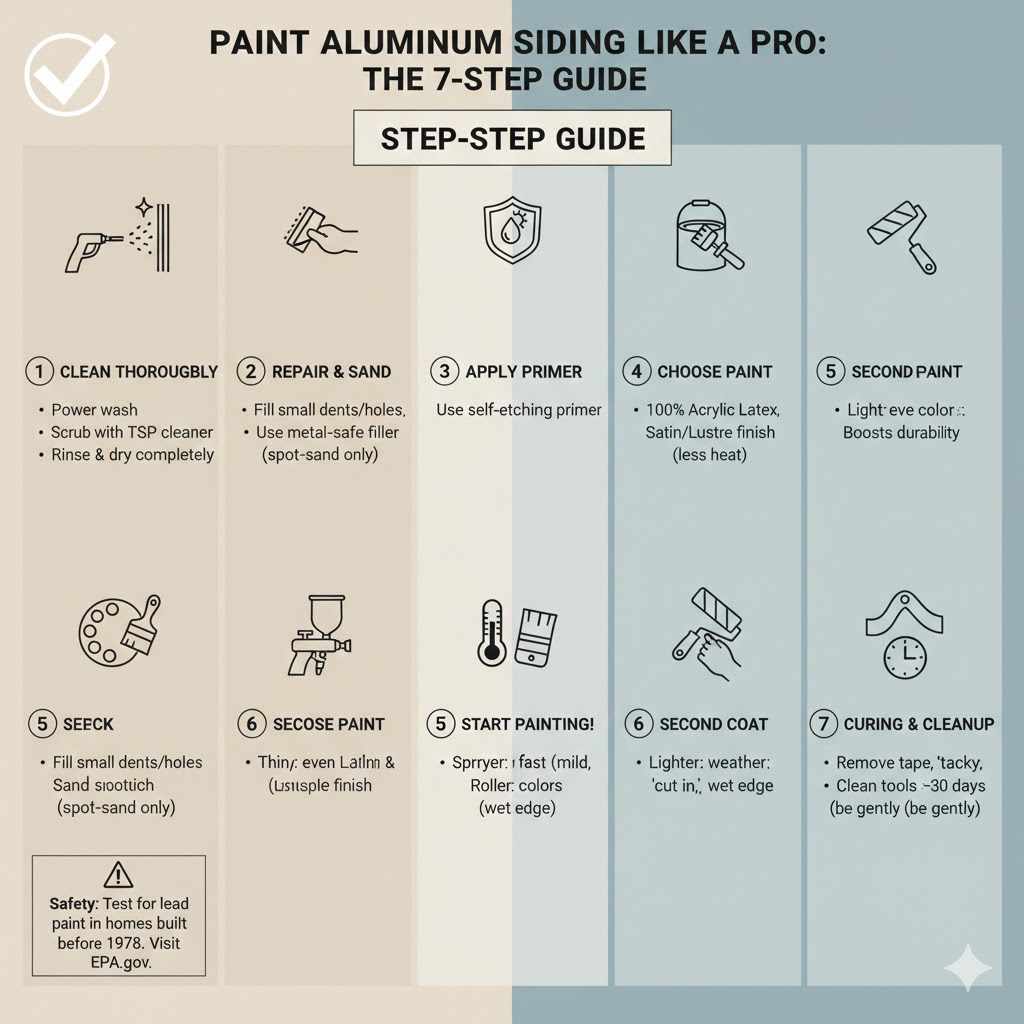 The Step-by-Step Guide to Painting Aluminum Siding Like a Pro