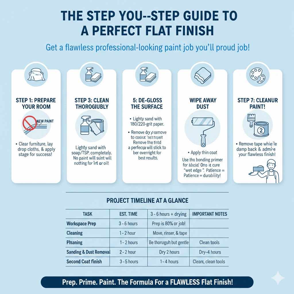 The Step-by-Step Guide to a Perfect Flat Finish