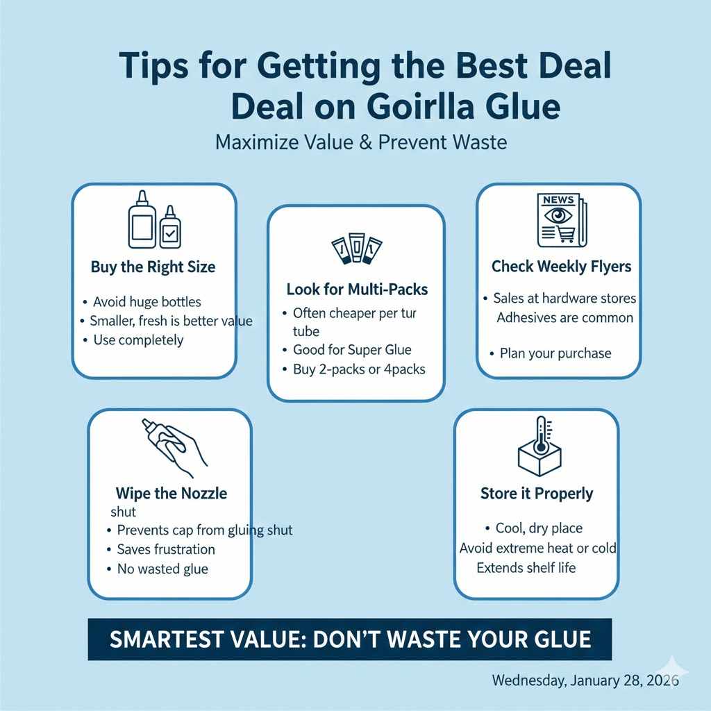 Tips for Getting the Best Deal on Gorilla Glue