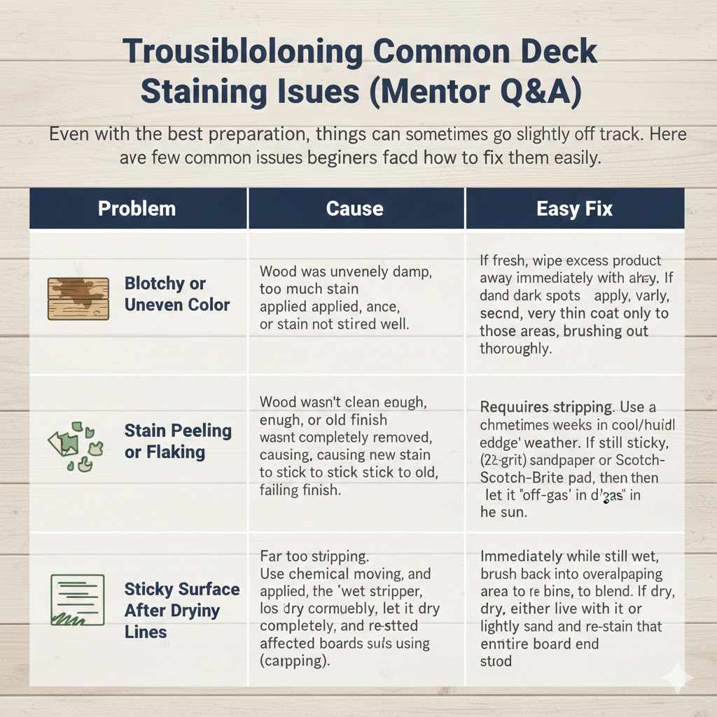Troubleshooting Common Deck Staining Issues