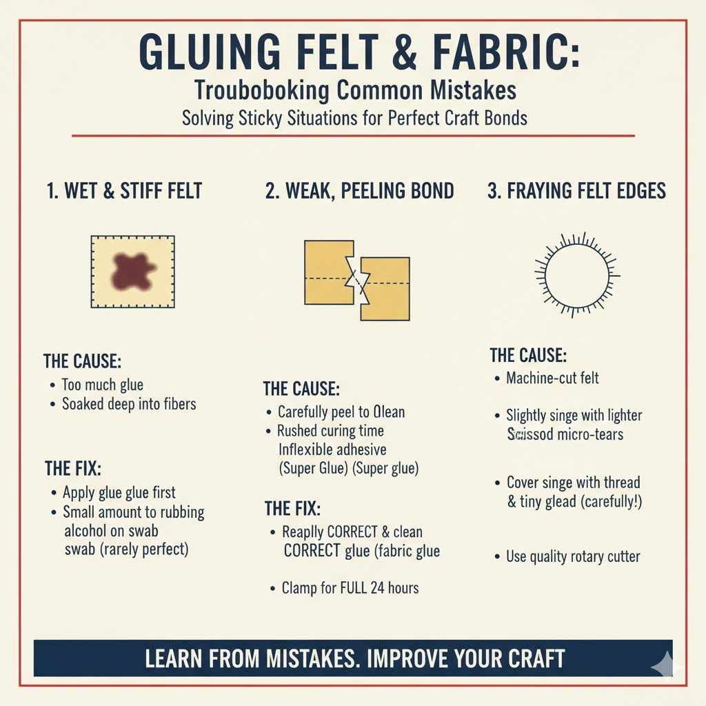 Troubleshooting Common Felt Gluing Mistakes

