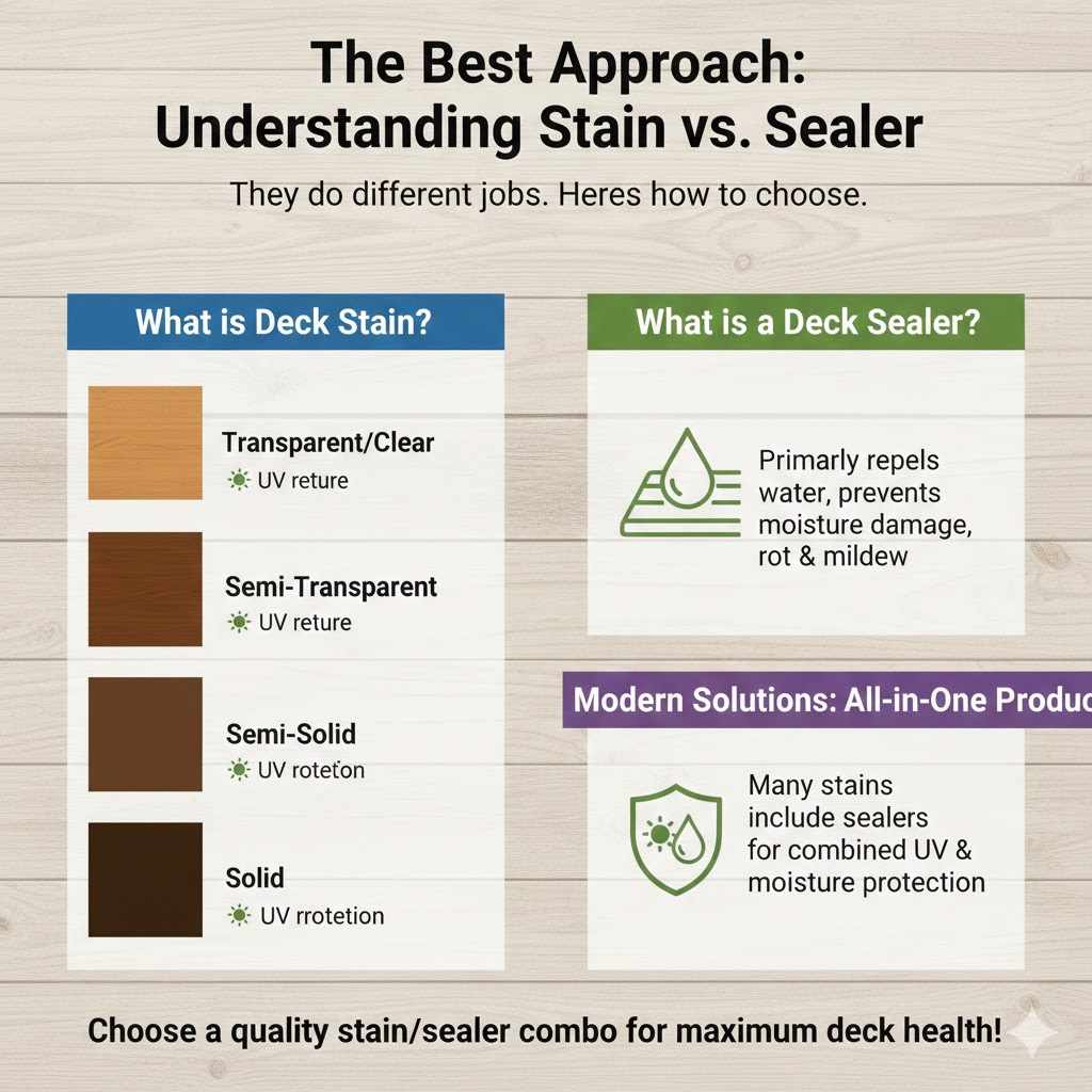  Understanding Stain vs. Sealer