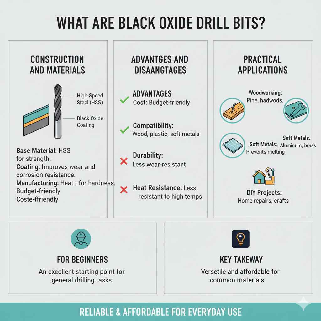 What Are Black Oxide Drill Bits