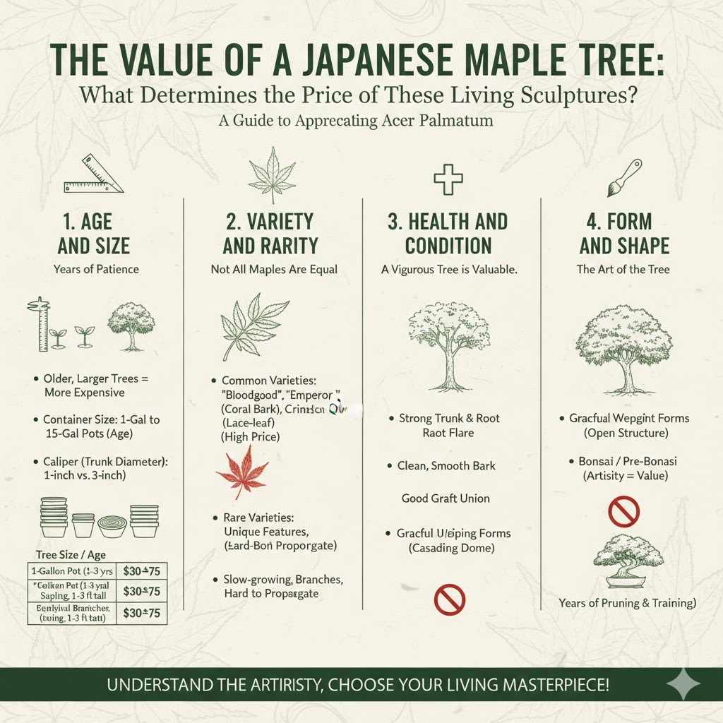 What Determines the Value of a Japanese Maple Tree