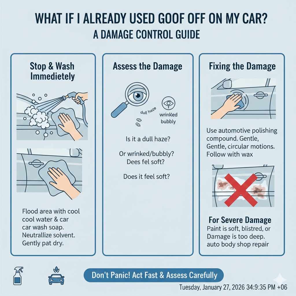 What If I Already Used Goof Off On My Car