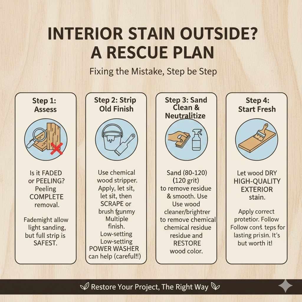 What If I Already Used Interior Stain Outside
