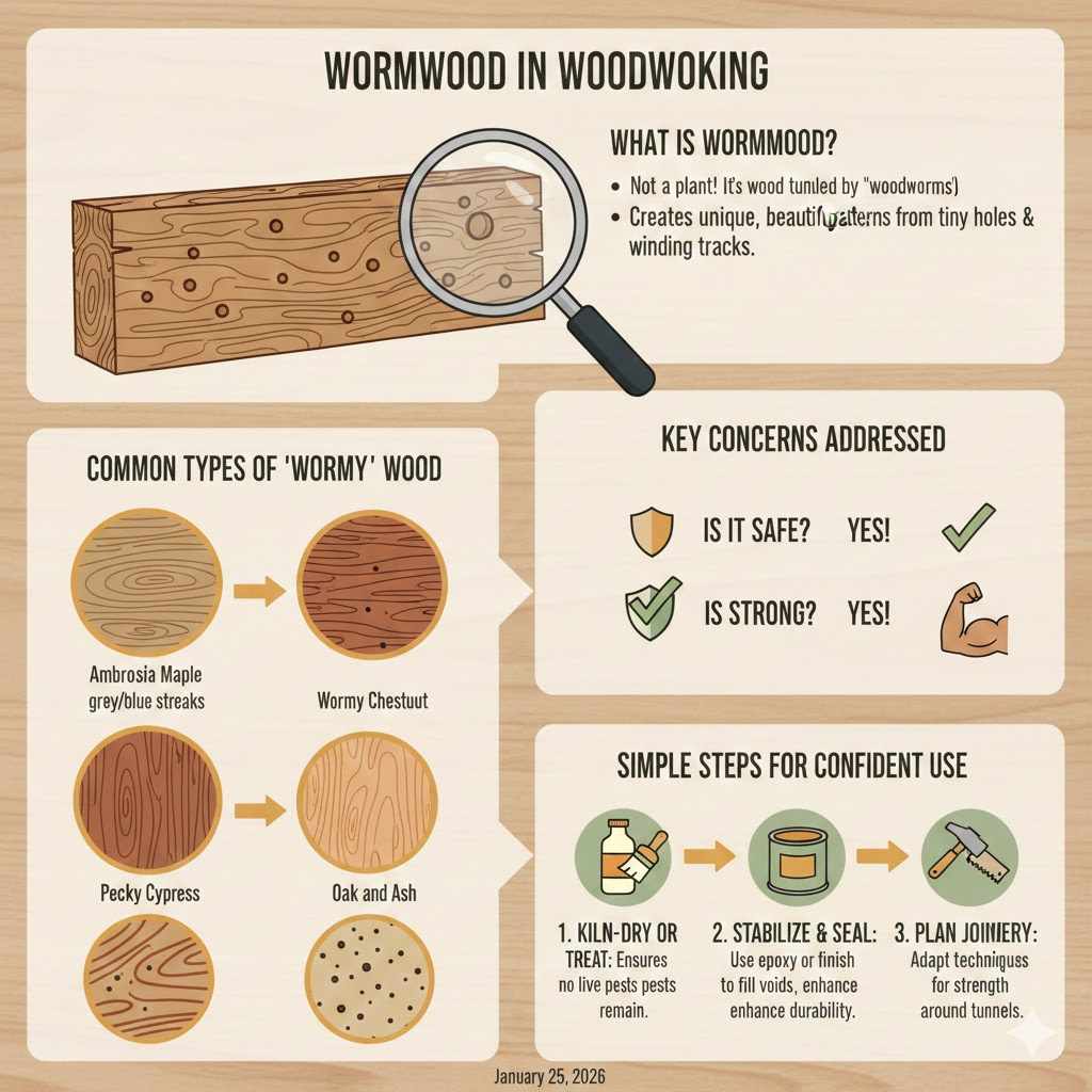 What Is Wormwood in Woodworking