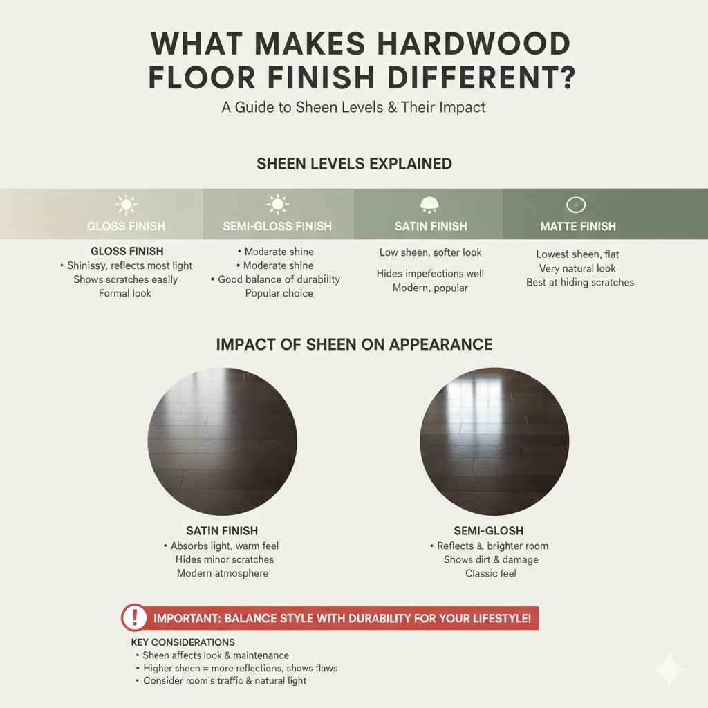 What Makes Hardwood Floor Finishes Different