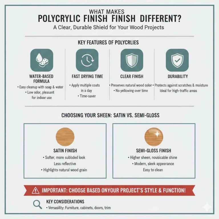 Minwax Polycrylic Satin vs Semi-Gloss: A Finishing Guide