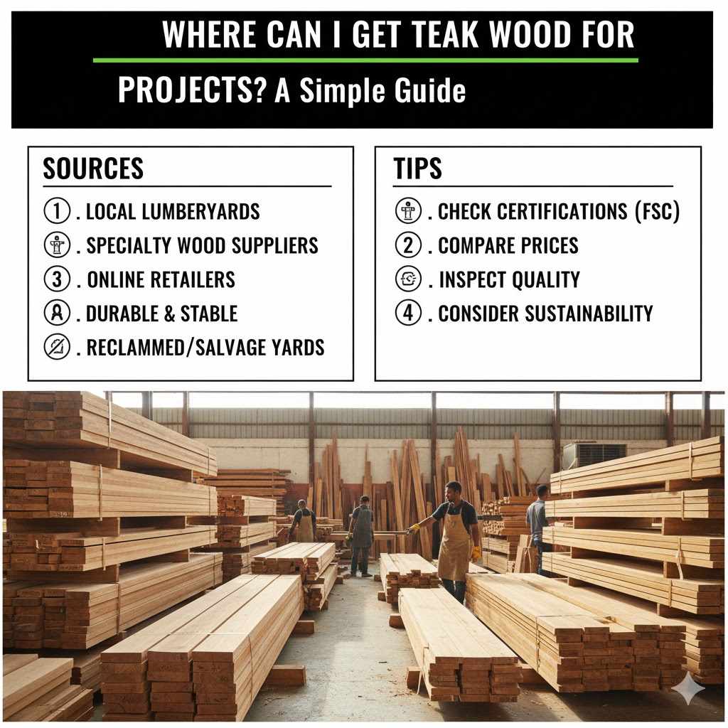 Where Can I Get Teak Wood for Projects? A Simple Guide