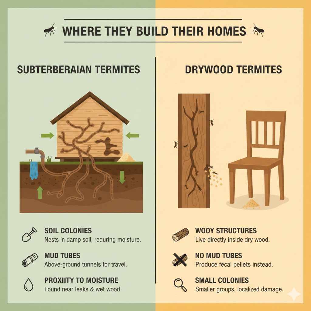 Where They Build Their Homes