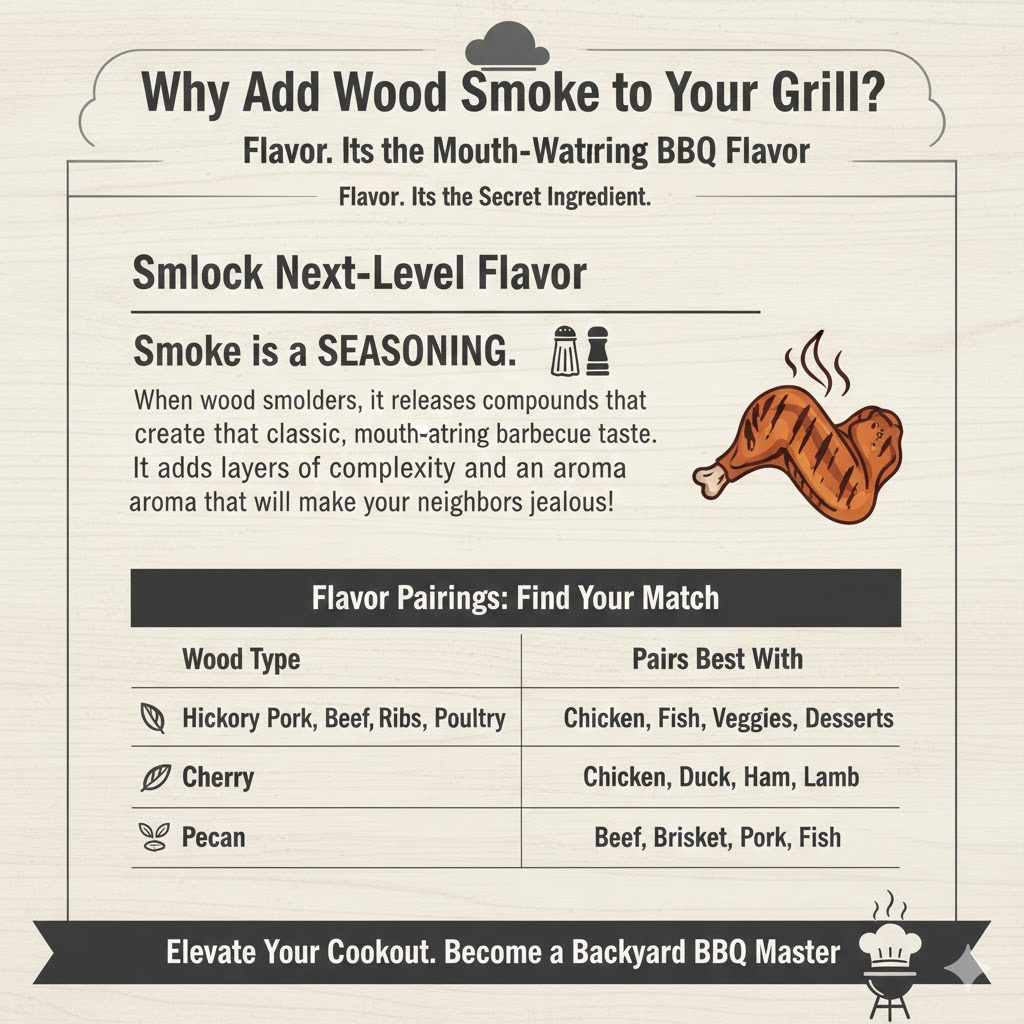 Why Add Wood Smoke to Your Grill