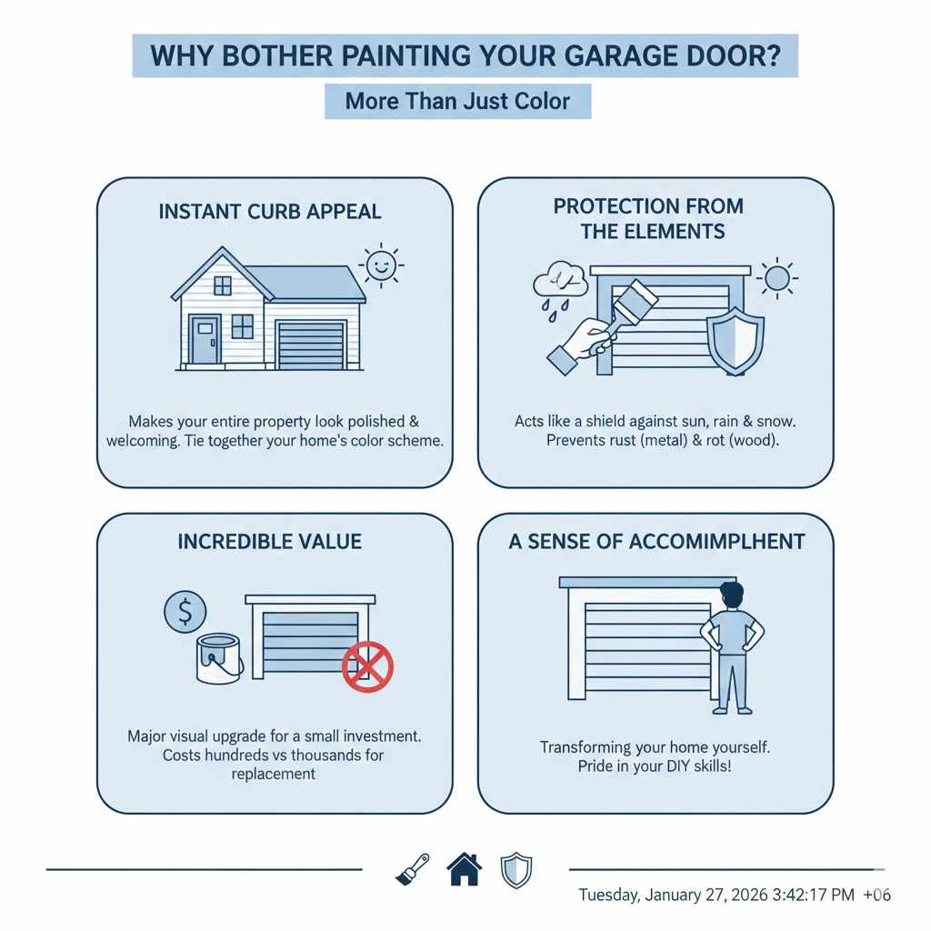 Why Bother Painting Your Garage Door