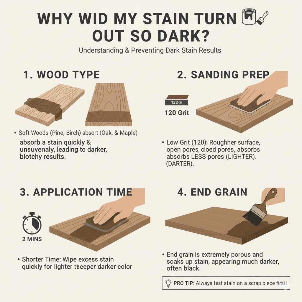 Why Did My Stain Turn Out So Dark