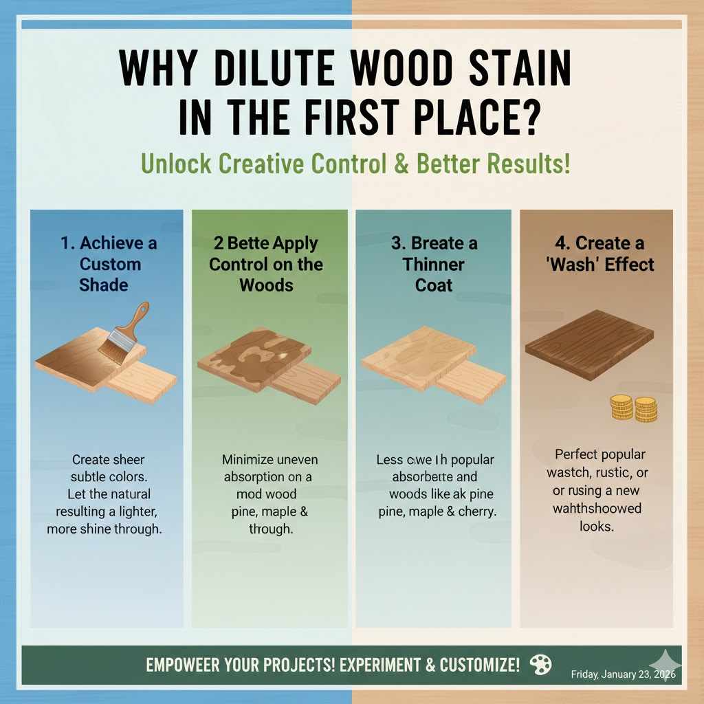 Why Dilute Wood Stain in the First Place