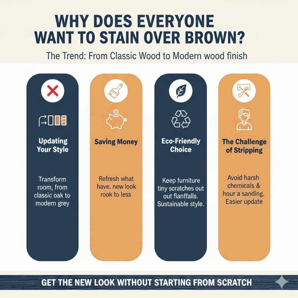 Why Does Everyone Want to Stain Over Brown