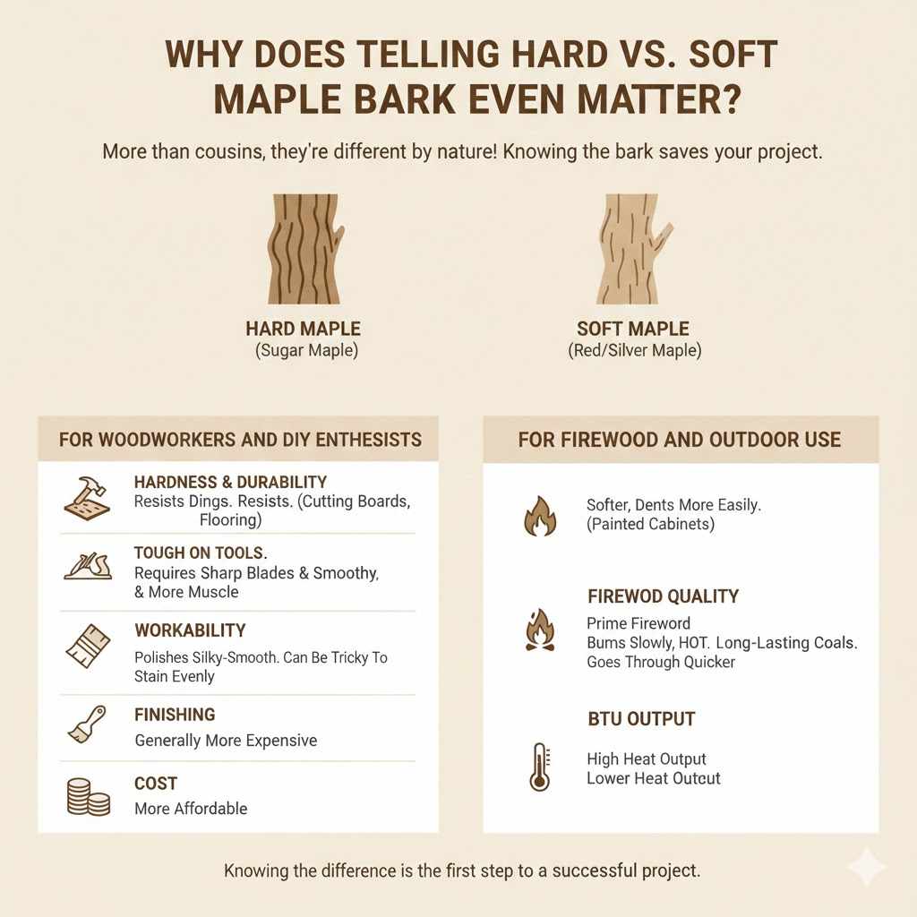 Why Does Telling Hard vs. Soft Maple Bark Even Matter