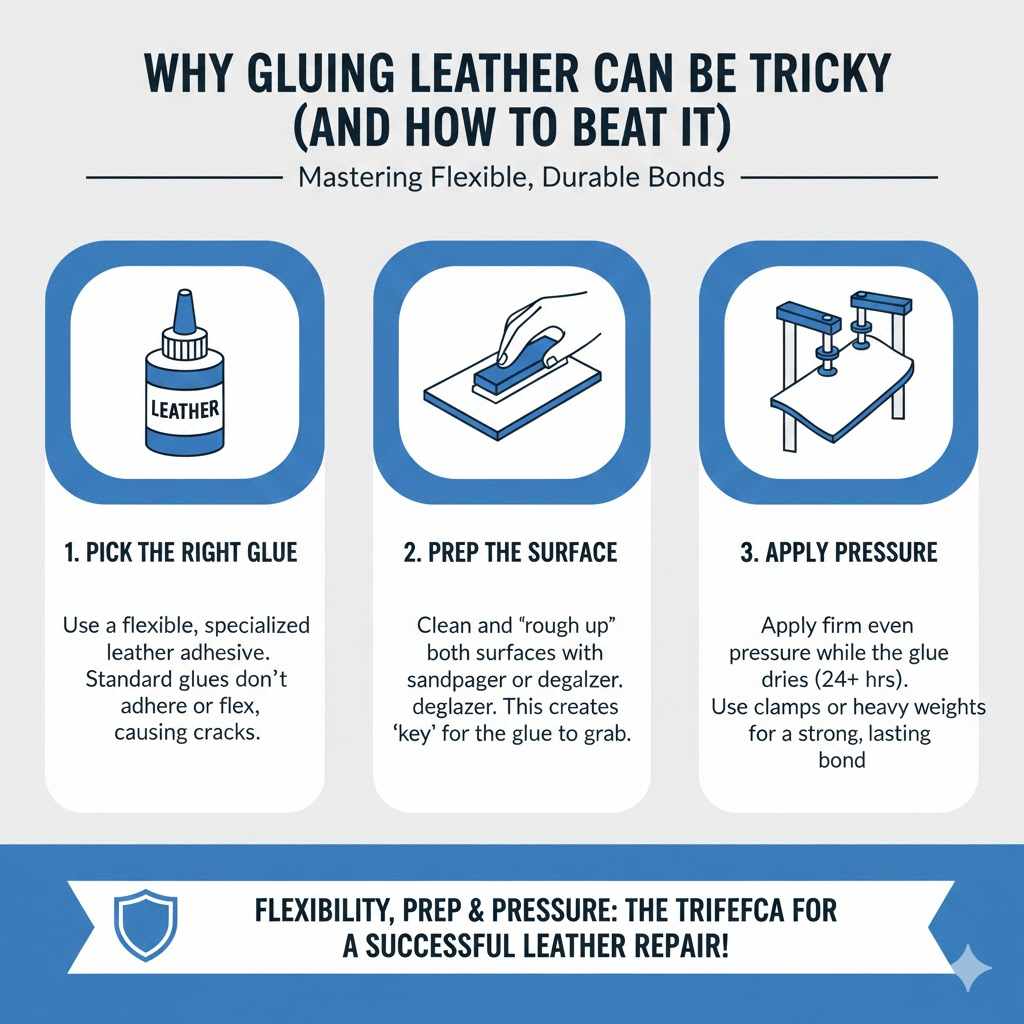 Why Gluing Leather Can Be Tricky