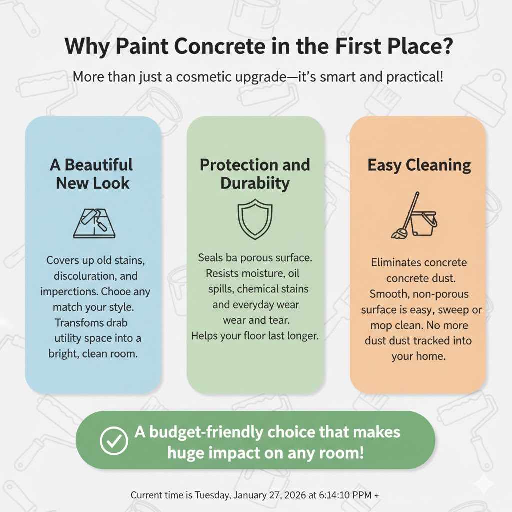 Why Paint Concrete in the First Place