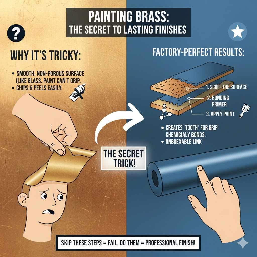 Why Painting Brass Can Be Tricky