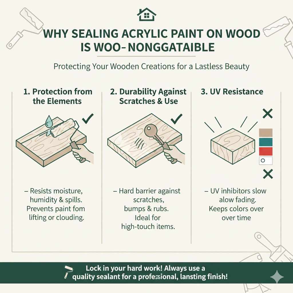 Why Sealing Acrylic Paint on Wood is Non-Negotiable

