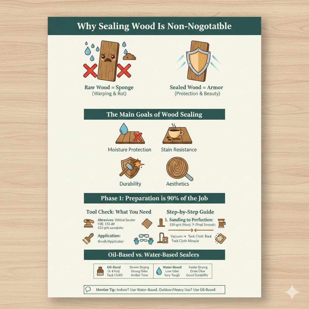 Why Sealing Wood Is Non-Negotiable