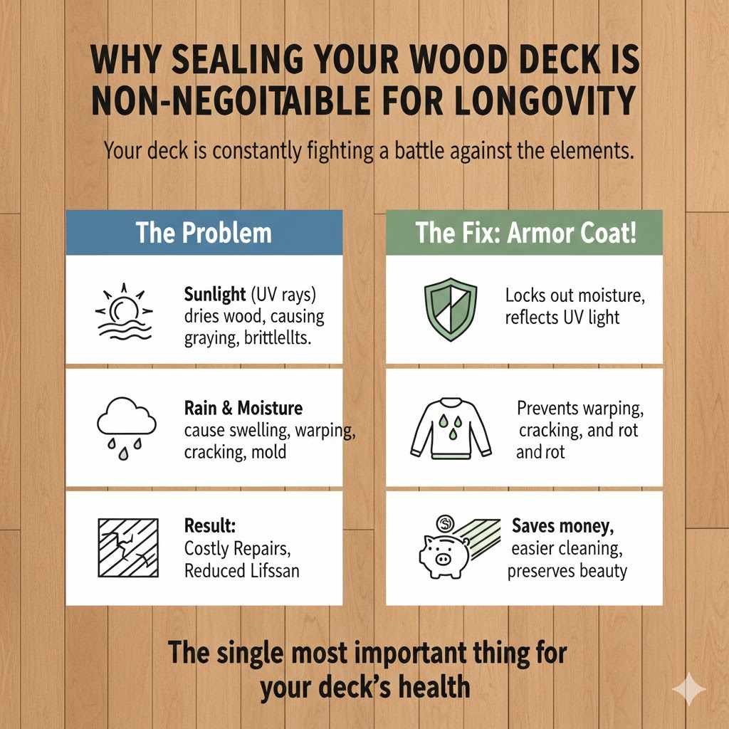 Why Sealing Your Wood Deck Is Non-Negotiable for Longevity