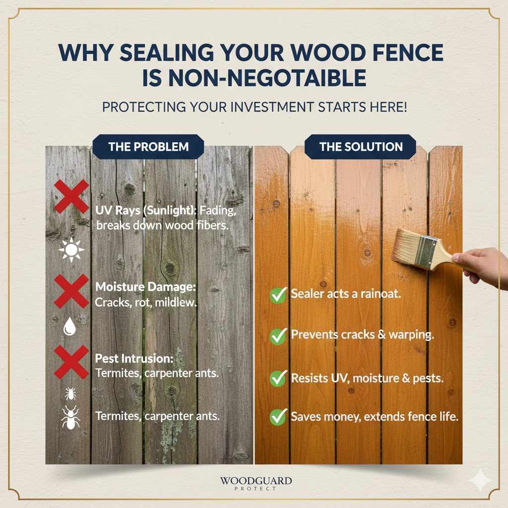 Why Sealing Your Wood Fence Is Non-Negotiable