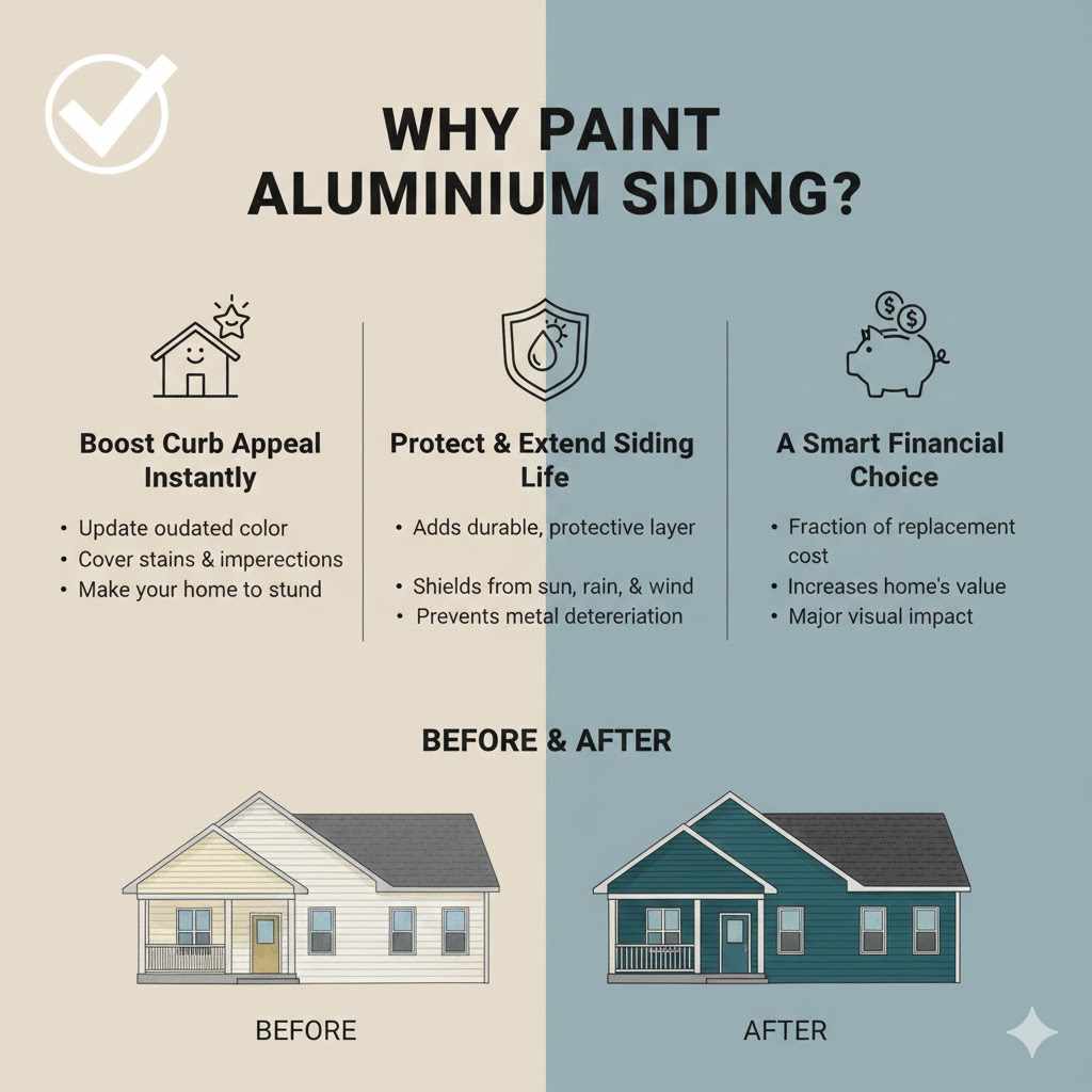 Why Should You Consider Painting Your Aluminum Siding