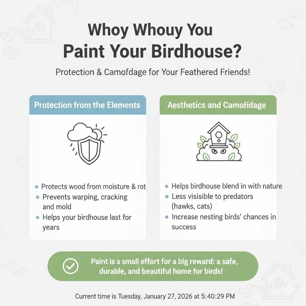 Why Should You Paint Your Birdhouse