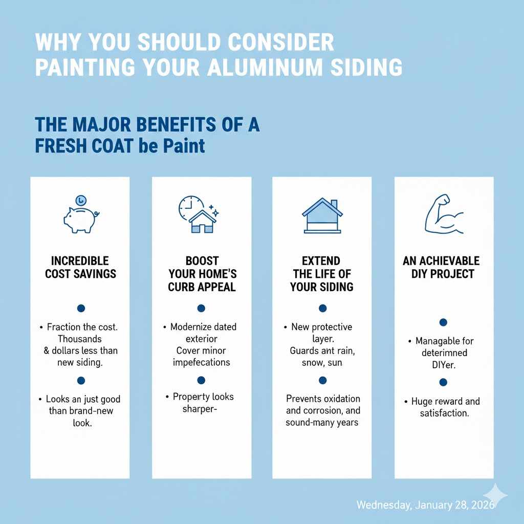 Why You Should Consider Painting Your Aluminum Siding