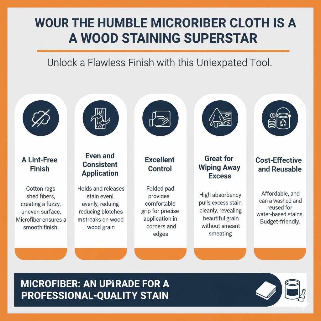 Why Your Humble Microfiber Cloth is a Wood Staining Superstar