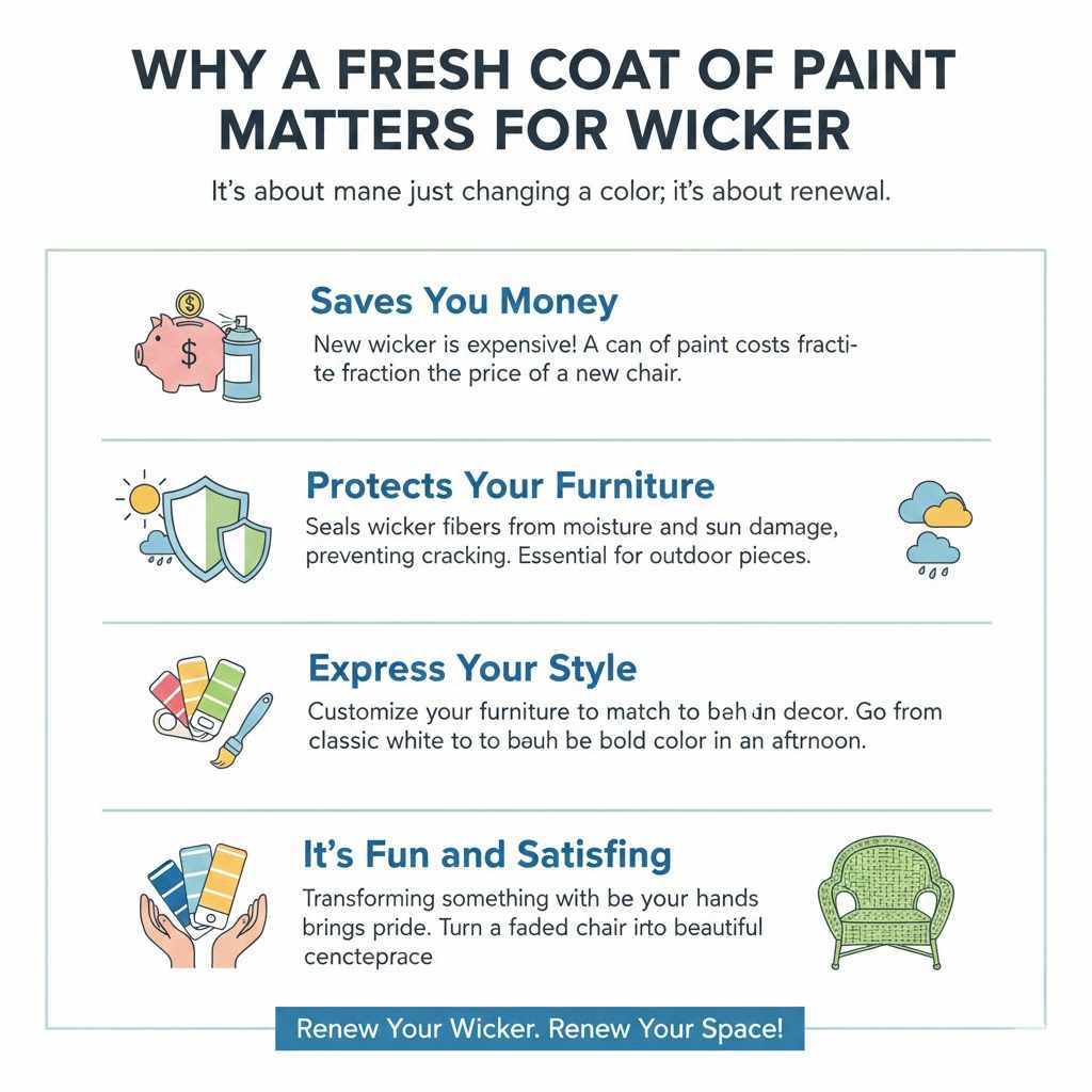 Why a Fresh Coat of Paint Matters for Wicker