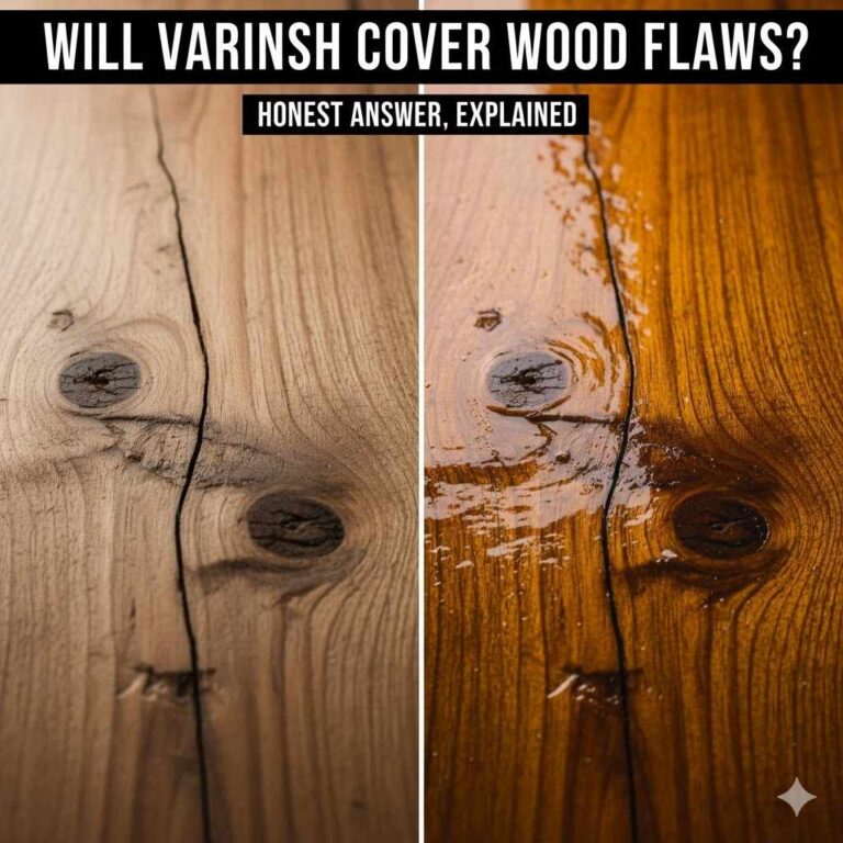 Will Varnish Cover Wood Flaws