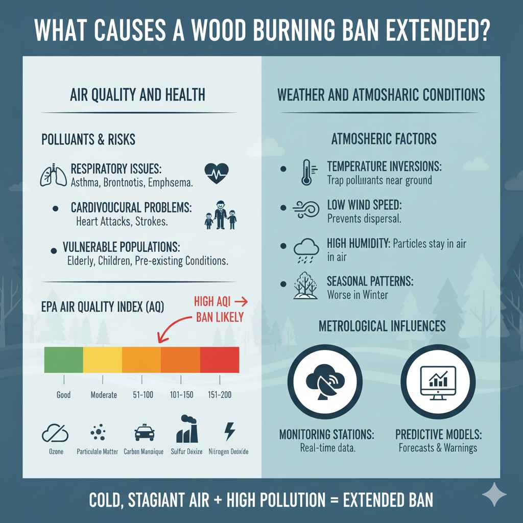 What Causes a Wood Burning Ban Extended