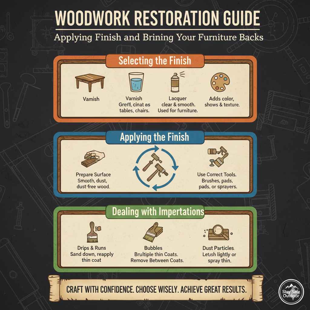 Applying Finish and Bringing Your Furniture Back