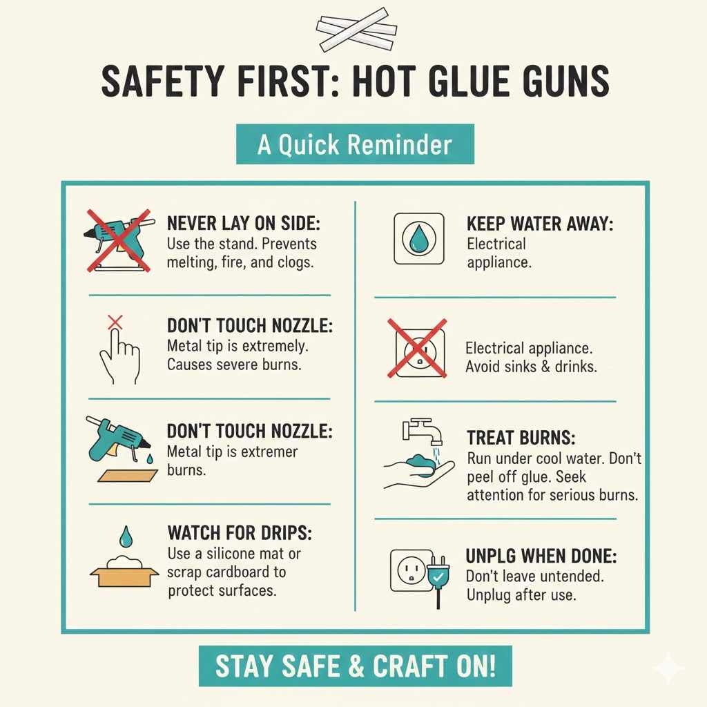 Working with Hot Glue Guns