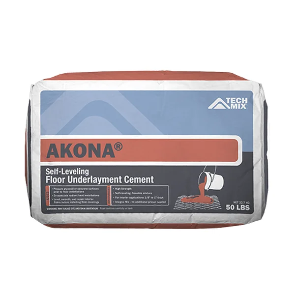 Akona Self-Leveling Floor Underlayment Cement, 50 lb bag