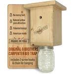 Carpenter bee trap for hanging outdoors