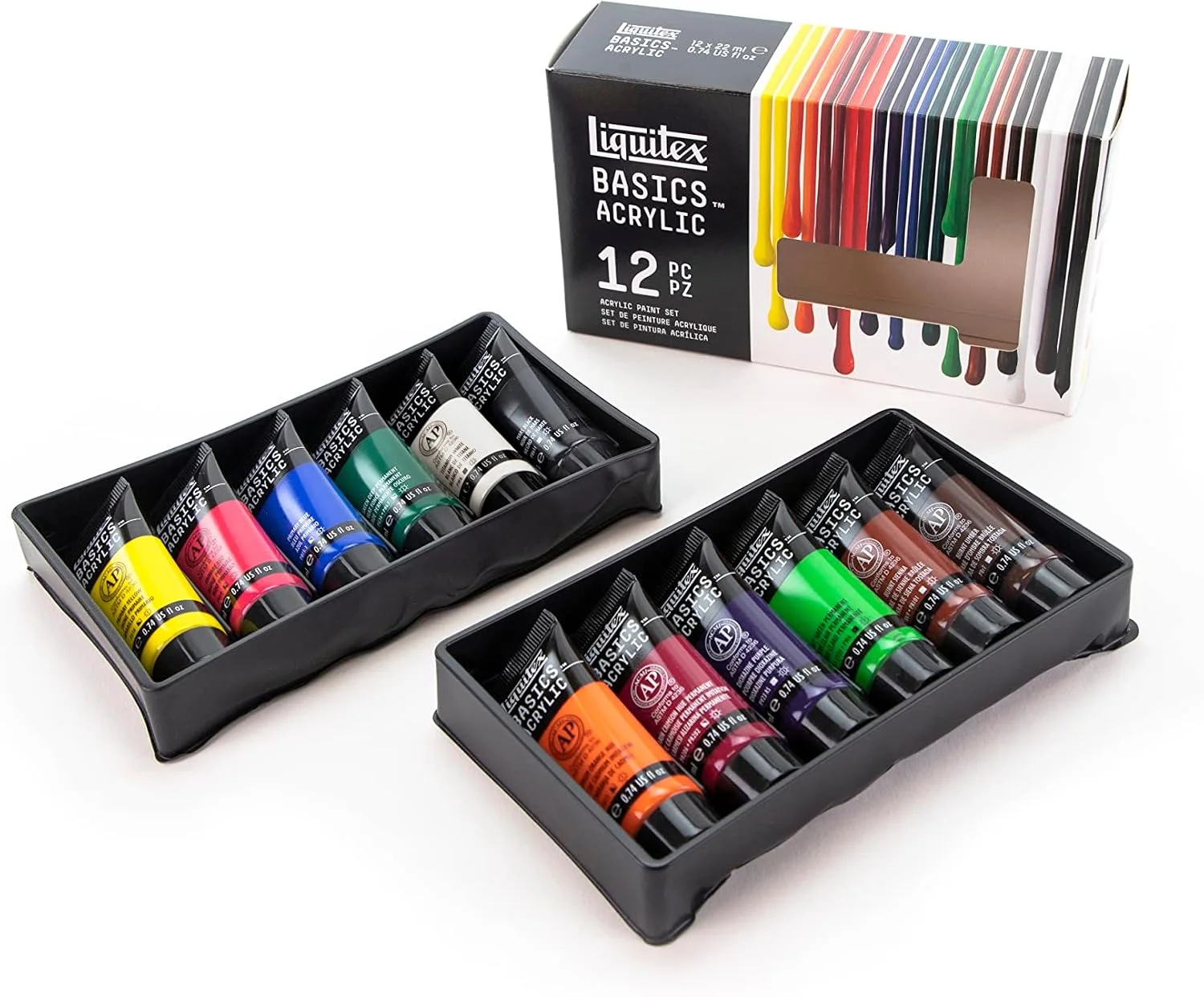 Liquitex BASICS acrylic paint tube set