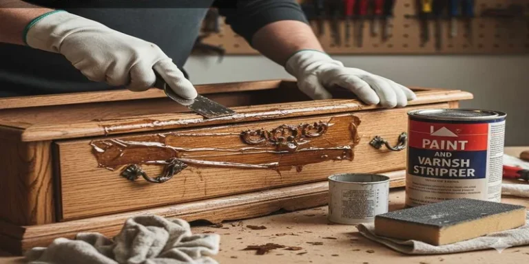 Stripping old finish off a wood dresser drawer