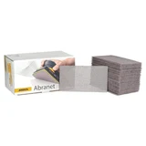 Mirka Abranet 320 grit mesh sanding sheets with hook and loop backing