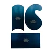 DFM Tool Works set of three blue spring steel cabinet scraper cards