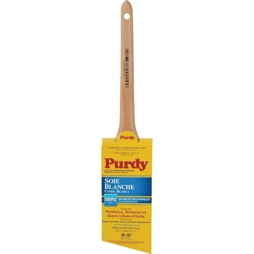 Purdy White Bristle natural-bristle paint brush for oil-based wood stain