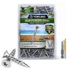 304 stainless steel exterior deck screws, 80-piece pack