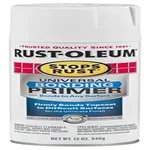 Rust-Oleum Stops Rust Universal Bonding Primer spray can, flat white, 12 oz