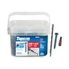Tapcon 3/16 x 1-3/4 inch star head concrete screws tub of 225