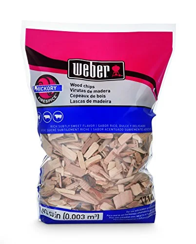 Weber Hickory Wood Smoking Chips, 2 lb bag