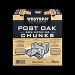 Western Premium BBQ Products post oak cooking chunks box