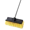 Yocada extendable long-handle deck scrub brush with yellow bristles
